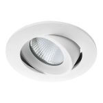 Noxion LED Spot Aqua Kantelbaar Vuurvast Wit 6W 400lm 36D - 927 Zeer Warm Wit | Zaagmaat 92mm - IP65 - Beste Kleurweergave - Dimbaar