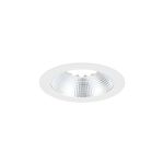 Sylvania LED Downlight Insaver Slim 150 Aluminium Wit 9.5W 1200lm 70D - 840 Koel Wit | Zaagmaat 150mm - IP44 