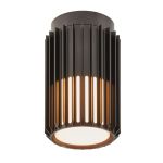 Nordlux Aludra Plafondlamp Aluminium Zwart | IP44 - Geschikt voor E27