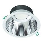 Philips LED Downlight Coreline DN142B Aluminium Wit 19.2W 2300lm 60D - 840 Koel Wit | Zaagmaat 200mm - IP20 - UGR<19 - Dimbaar