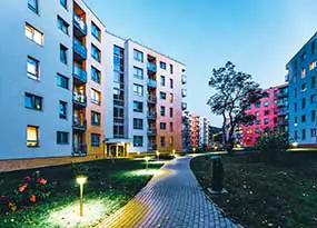 LED verlichting wooncomplex